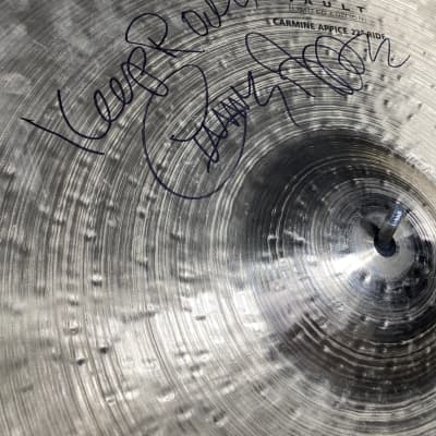 Carmine Appice's 22" Sabian Vault, Limited Edition, Carmine Appice Ride Cymbal, SIGNED! (CA2 #5) image 4
