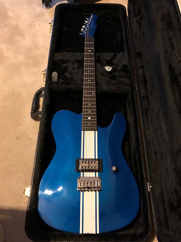 Fender Esquire Custom GT Telecaster Electric Guitar (Blue w/ Reverb
