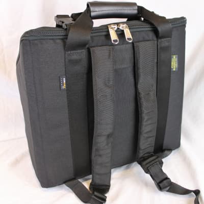 NEW Black Fuselli Pro Soft Case Gig Bag for Accordion XS 15" x 7.5" x 14" Fits 8-12 Bass image 2