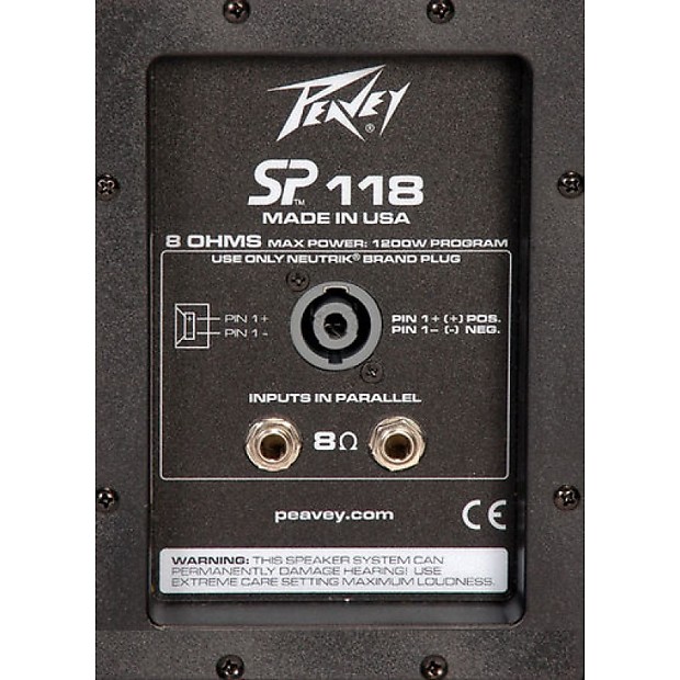 Peavey SP118 Replacement Crossover