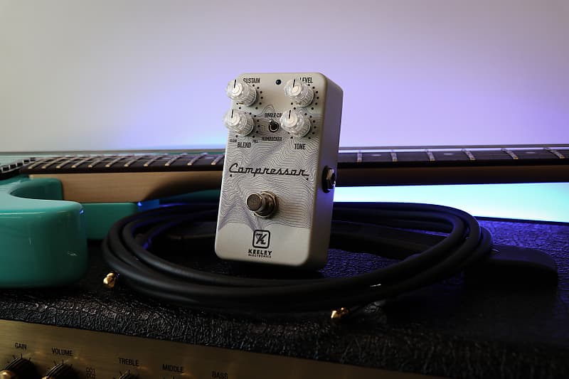 Keeley Compressor Plus - White Waves Compressor Pedal