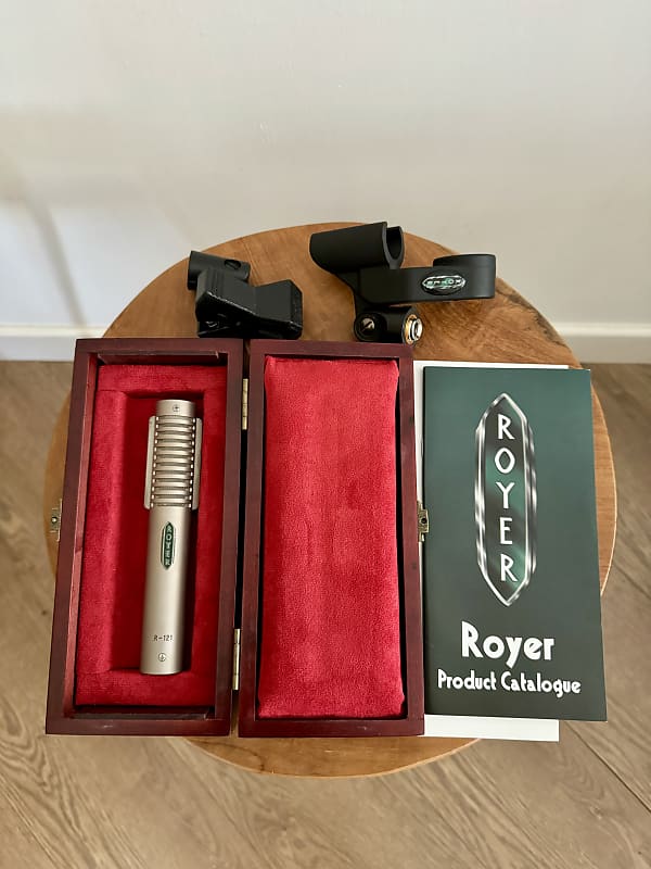 Royer R121 Ribbon Microphone 1998 2021 Nickel Reverb