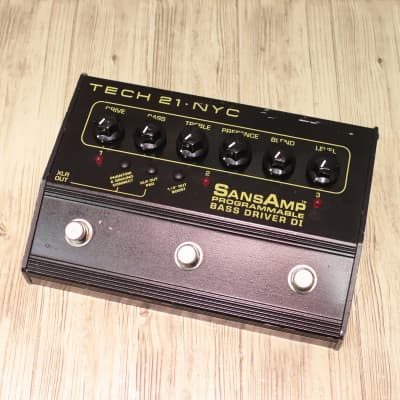 Tech 21 Sansamp Programmable Bass Driver | Reverb