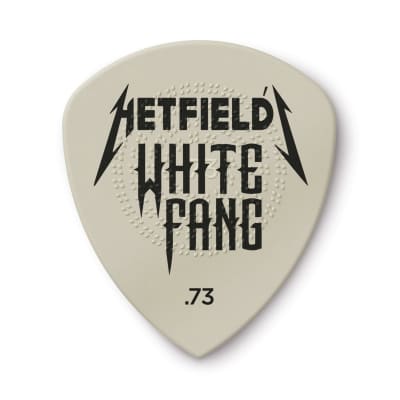Dunlop PH122T073 James Hetfield White Fang Custom Flow .73mm Guitar Pick Tin (6-Pack)