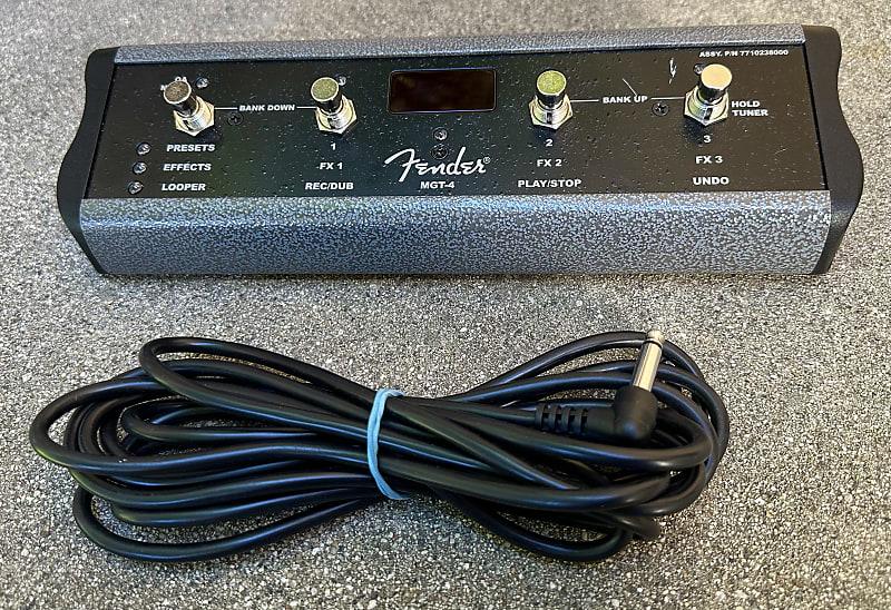 Fender MGT4 4button Mustang GT Footswitch Wired Remote Reverb