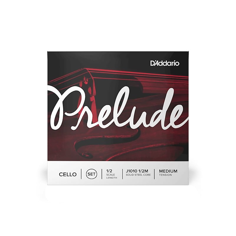 D'Addario Prelude Cello Single D String, 1/2 Scale, Medium Tension image 1