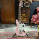 2021 Squier Bass VI Limited Edition Shell Pink with matching Headstock