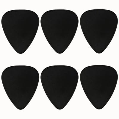 Delrin Black Guitar Or Bass Pick - 1.5 mm Extra Heavy Gauge - 351 Shape - 12 Pack New image 4