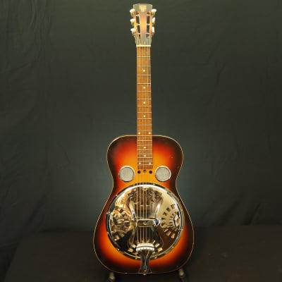 Dobro Square Neck 1974 - Cherry Sunburst image 2