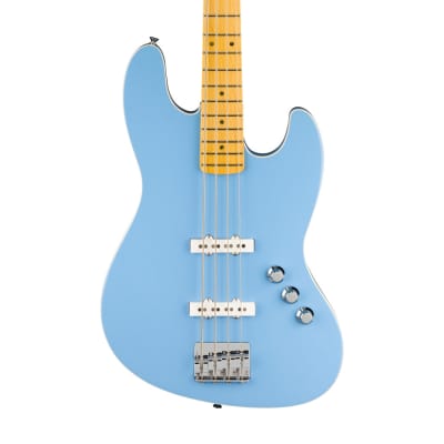 [PREORDER] Fender Aerodyne Special Jazz Bass Guitar, Maple FB, California Blue image 3