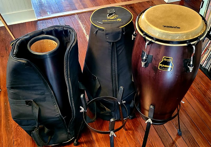 Meinl Marathon Congas with Stands and LP Bags | Reverb