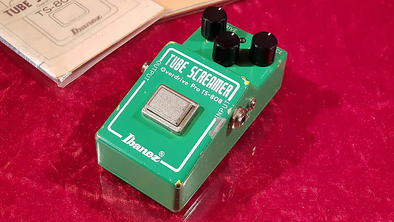 Vintage Rare 1979 Ibanez TS-808 Tube Screamer Overdrive Pro Narrow 