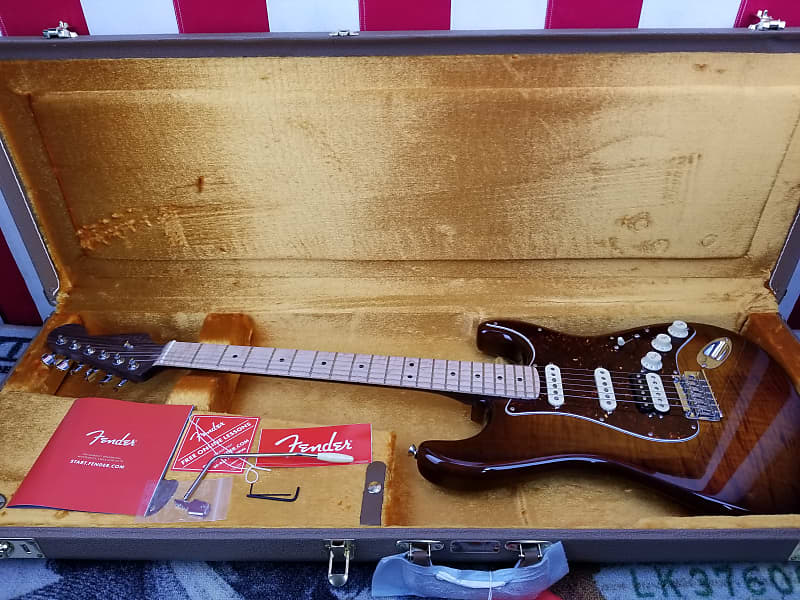 Fender rarities flame maple store top stratocaster