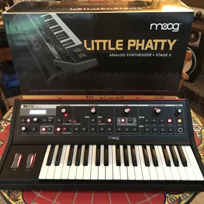 Immagine Moog Little Phatty Stage II - Limited Edition Red Back with CV Outs - Rare and MINT - 2