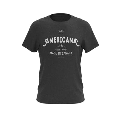 Art & Lutherie Americana T-Shirt - Dark Grey - Large <ADG-XL>