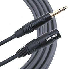 Mogami Gold TRS to Female XLR Cable (15 Foot) image 1