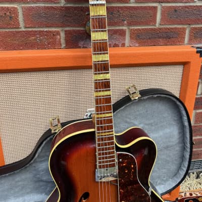 Vintage 1961 Roger Junior CA Rossmeisl Archtop Guitar w/ Pickup OHSC *1960s* image 13