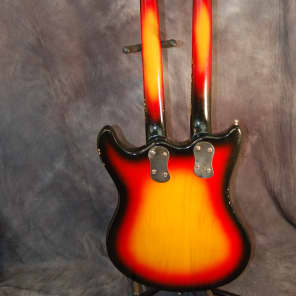 Mosrite Joe Maphis Double Neck 6 and 12 string Original Case 1966 Sunburst image 7