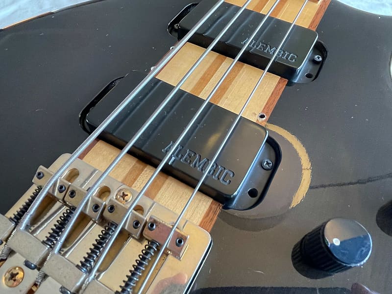 Aria Pro II SB-LTD 4 string bass in natural brown with