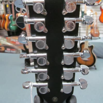 Alvarez AD60-12CEBK Black Acoustic Electric 12-String Guitar image 7