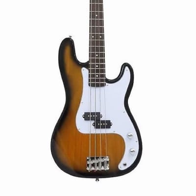 Oscar Schmidt OSB-400C-TS Maple Neck 4-String Precision Electric Bass Guitar - Tobacco Sunburst for sale
