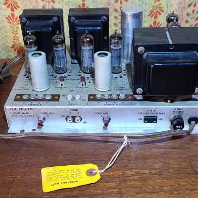 Fully Restored Fisher SA-16 15WPC All Tube Stereo Power Amplifier image 1
