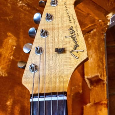 1963 Fender Custom Shop w/Flamed Neck* Stratocaster Relic 3-color sunburst "The 63" 2015 image 10