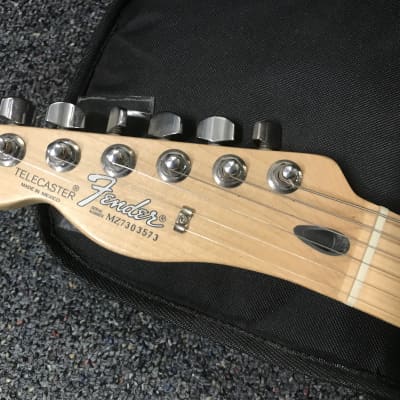 Fender Standard Telecaster 2007 Sunburst MIM Lefty Left-Handed Maple Neck electric guitar in excellent condition with case image 16