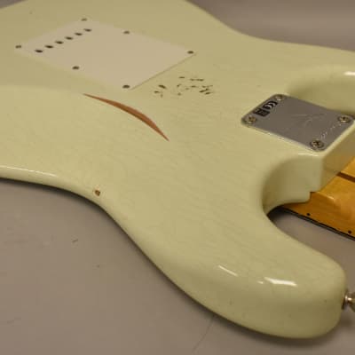 2022 Fender Custom Shop '56 Stratocaster Relic/Closet Classic India Ivory w/OHSC image 13