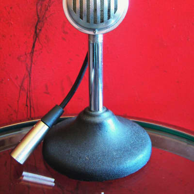 Vintage 1940's Astatic DNHZ dynamic microphone Hi Z harp mic w accessories  Ham Radio JT30 T-3 Omar Bradley # 3