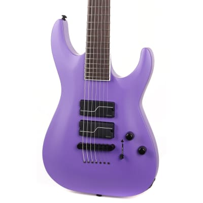 ESP LTD Stephen Carpenter Signature 7-String SC-607 Baritone Purple Satin image 7