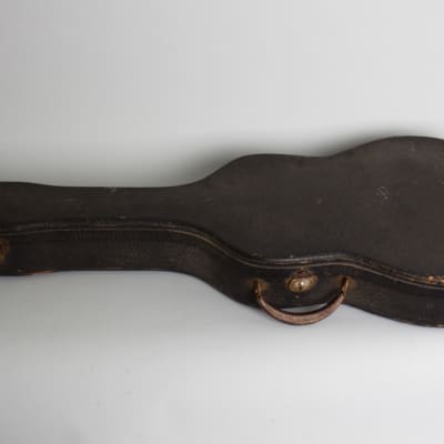 National  Style 1 Tricone Roundneck Resophonic Guitar (1935), ser. #S-5773, original black hard shell case. image 11