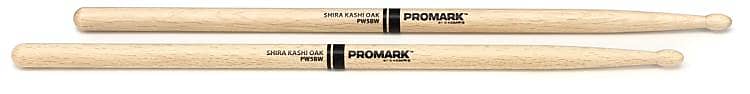 Promark Classic Attack Drumsticks - Shira Kashi Oak - 5B - Wood Tip image 1