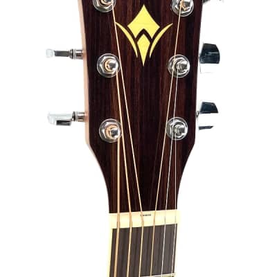 Washburn Heritage HD10SCE Dreadnought Acoustic/Electric Guitar 2019 Natural Gloss image 4