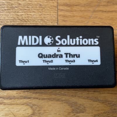 MIDI Solutions Quadra Thru/Merge スルーボックス MIDI Solutions