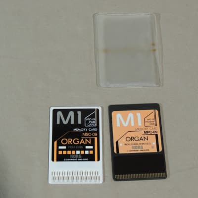 Korg MSC-09 Organ memory card for M1 /M1R | Reverb