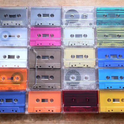 New Type I Colored Casing Audio Cassettes image 1