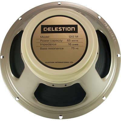 Speaker - Celestion, 12", G12M-65 Creamback, 65W, Impedance: 16 Ohm image 3