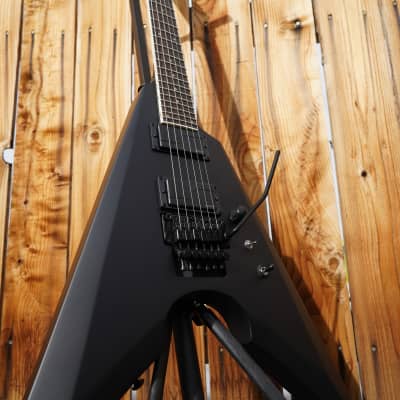 ESP LTD SIGNATURE SERIES MK-600 -Mille Petrozza- Black Satin 6-String Electric Guitar w/ Case (2024) image 5