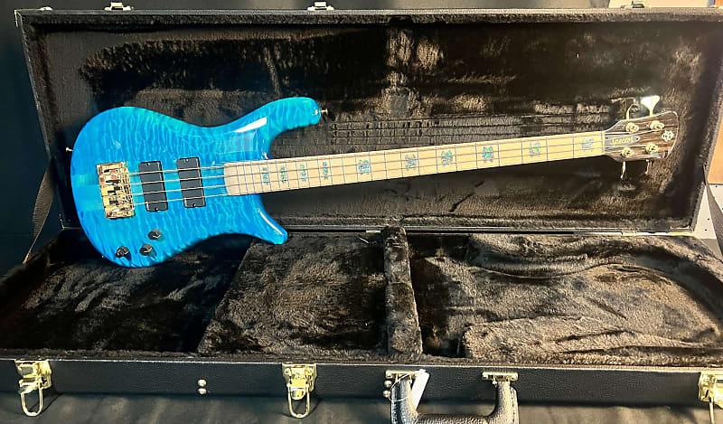 Spector NS-4 -USA Custom Shop - Bahama Blue - Authorized Dealer