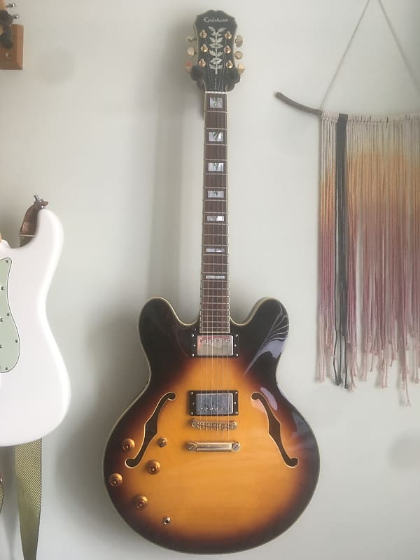 Epiphone by Gibson Sheraton II Left-Handed 2003 Vintage | Reverb