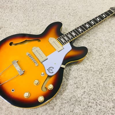 Epiphone Casino Bigsby Vintage Sunburst | Reverb