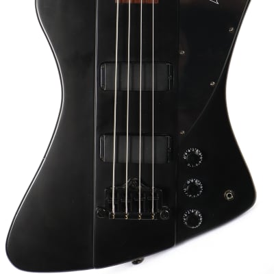 Epiphone Thunderbird IV Goth Pitch Black 4-String Electric