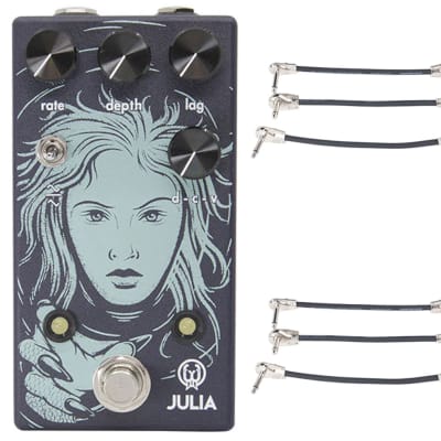 Walrus Audio Julia Analog Chorus/Vibrato V2 + 2x Gator Patch Cable 3 Pack image 1