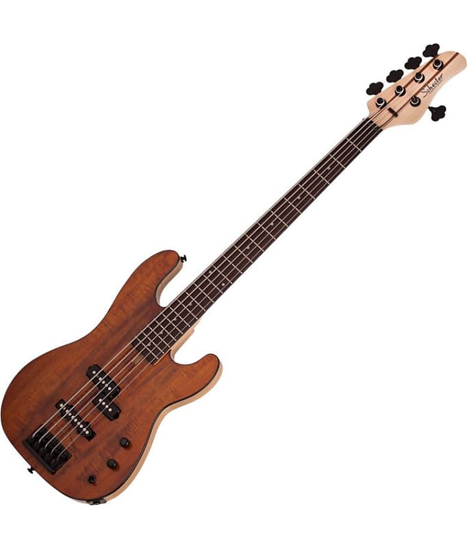 Schecter Michael Anthony MA-5 5 String Electric Bass Gloss Natural image 1