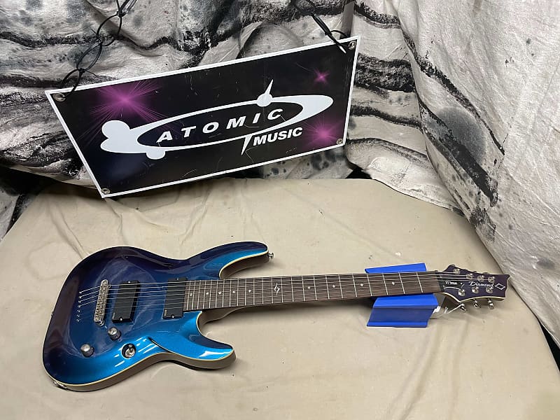 Diamond ST Series Barchetta ST 7 7-string Guitar - Galaxy Purple image 1