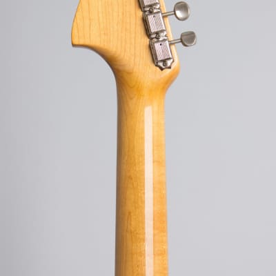 Fender  Jaguar Solid Body Electric Guitar (1962), ser. #91240, original brown tolex hard shell case. image 6