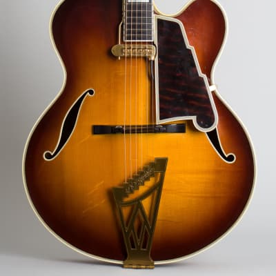 D'Aquisto New Yorker Delux Arch Top Acoustic/Electric Guitar (1967) - Sunburst Lacquer original black hard shell case image 3