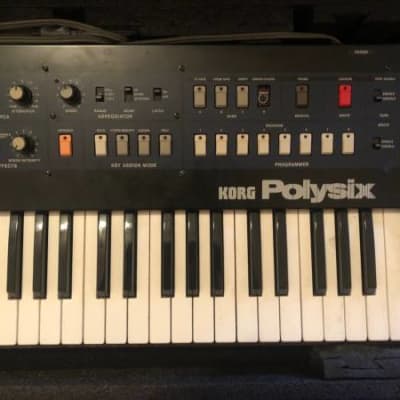 Korg PolySix Analog Polyphonic Synth with road case & factory settings cassette image 2