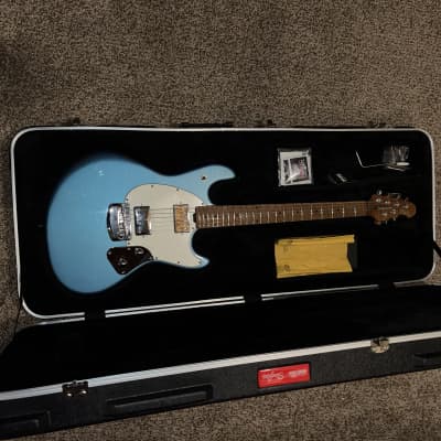 Ernie Ball Music Man StingRay Guitar RS with Roasted Maple Fretboard 2018 - 2020 - Vintage Turquoise for sale
